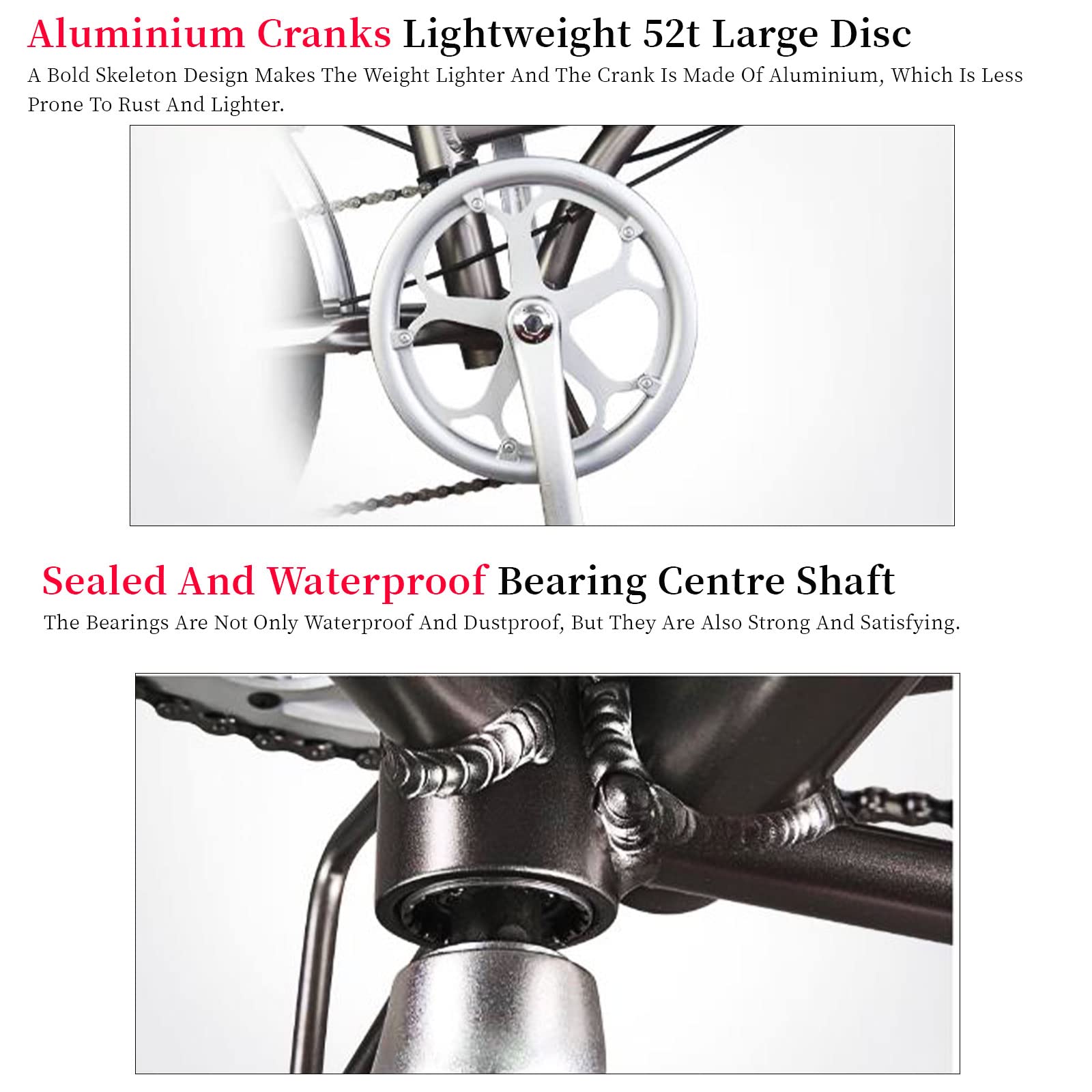 Amazon | 折りたたみ式軽量自転車 - 7速シマノギア付きの20インチ